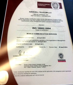 ISO Azercell
