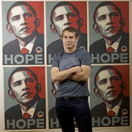 obama və rəssam
