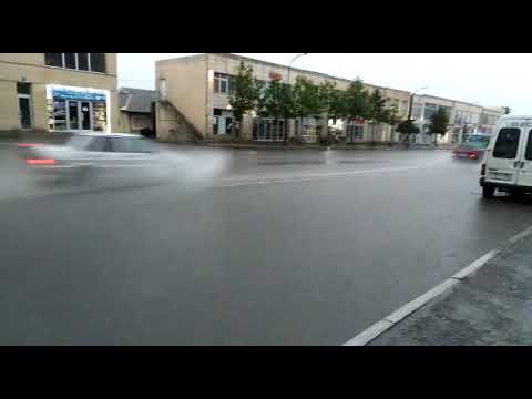 GƏNCƏ 20 DƏQİQƏLİK YAĞIŞDAN SONRA - BU GÜN