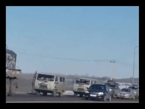 RUS HƏRBÇİLƏRİ QARAÇI TABORU İLƏ UKRAYNAYA ÜZ TUTDULAR