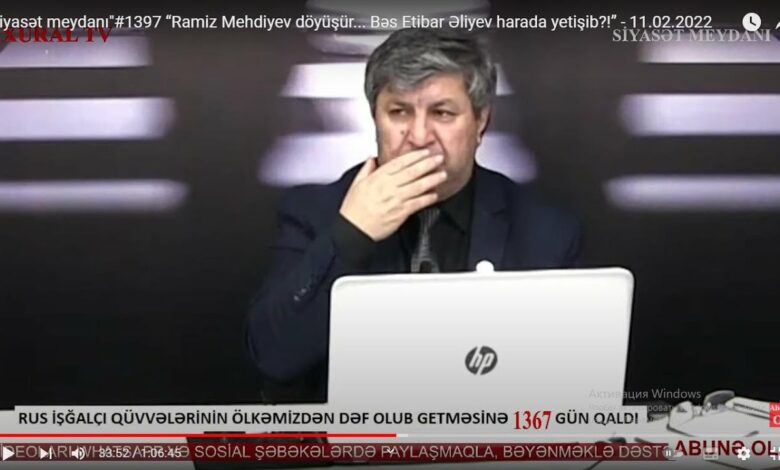 “Siyasət meydanı"#1397 “Ramiz Mehdiyev döyüşür... Bəs Etibar Əliyev harada yetişib?!” - 11.02.2022