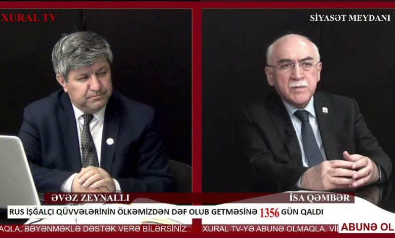 “Siyasət meydanı"#1417 İsa Qəmbər canlı yayında: “Rusiya bizdən xərac istəyir?!” - 22.02.2022