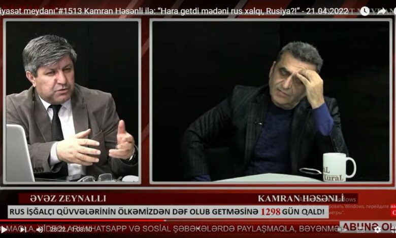 “Siyasət meydanı"#1513 Kamran Həsənli ilə: “Hara getdi mədəni rus xalqı, Rusiya?!” - 21.04.2022