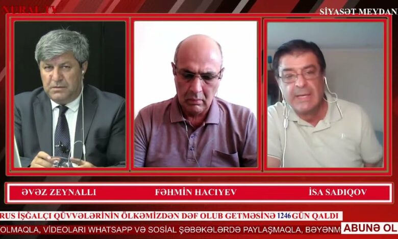 “Siyasət meydanı"#1577 FƏHMİN HACIYEV-İSA SADIQOV DEBATI: “Seyfəli niyə alınmadı?!” - 13.06.2022