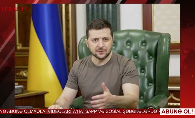 ZELENSKİ RUS ƏSİRLƏRİN SAYINI AÇIQLAYIB