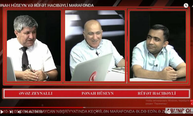 PƏNAH HÜSEYN VƏ RÜFƏT HACIBƏYLİ MARAFONDA