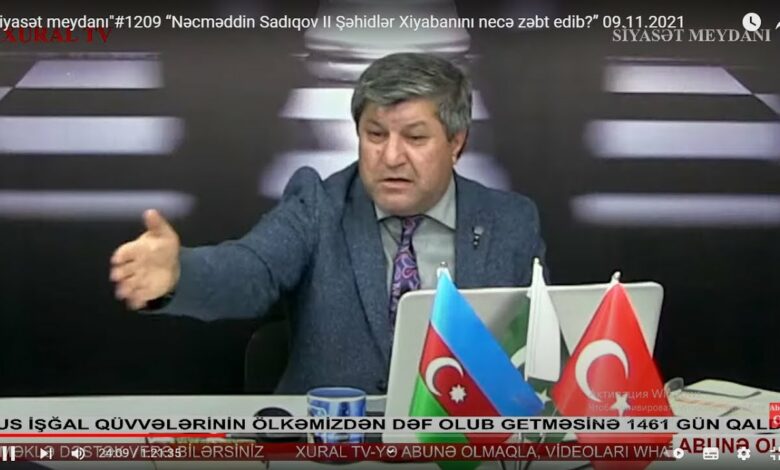 “Siyasət meydanı"#1209 “Nəcməddin Sadıqov II Şəhidlər Xiyabanını necə zəbt edib?” - 09.11.2021