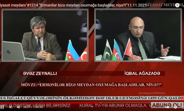 “Siyasət meydanı"#1214 “Ermənilər bizə meydan oxumağa başladılar, niyə?!” - 11.11.2021
