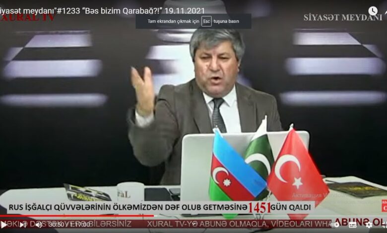 “Siyasət meydanı"#1233 Əvəz Zeynallı danışır: “Bəs bizim Qarabağ?!” - 19.11.2021