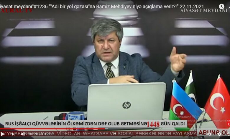 “Siyasət meydanı"#1236 “"Adi bir yol qəzası"na Ramiz Mehdiyev niyə açıqlama verir?!” 22.11.2021