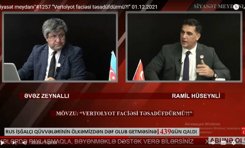 “Siyasət meydanı"#1257 “Vertolyot faciəsi təsadüfdürmü?!” - 01.12.2021