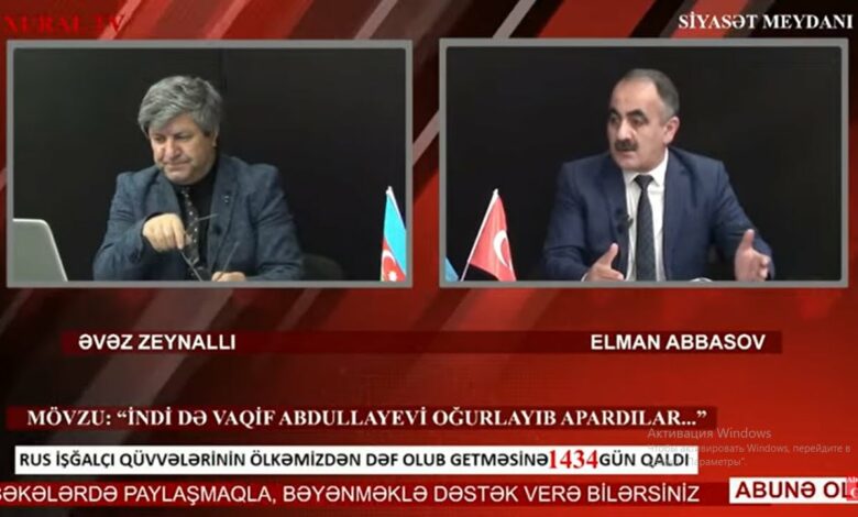 “Siyasət meydanı"#1265 “İndi də Vaqif Abdullayevi oğurlayıb apardılar...” - 06.12.2021