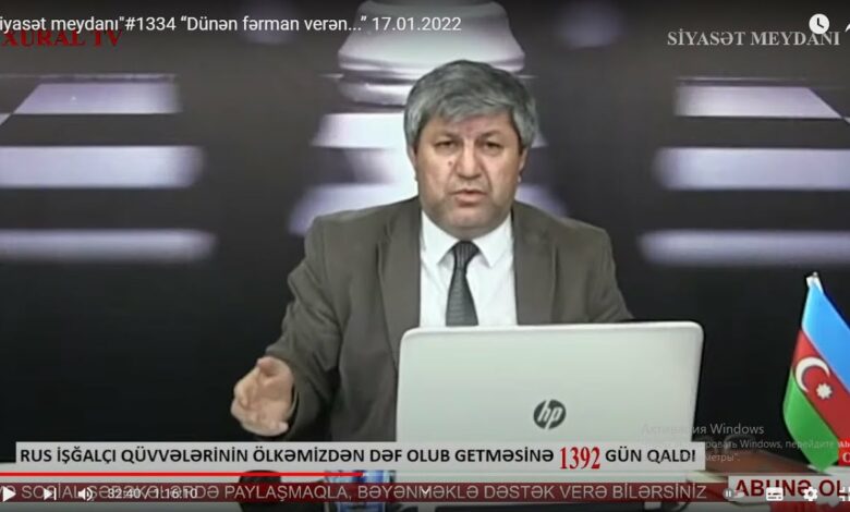 “Siyasət meydanı"#1334 Əvəz Zeynallı danışır: “Dünən fərman verən...” - 17.01.2022