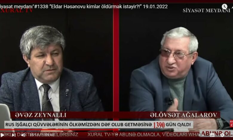 “Siyasət meydanı"#1338 “Eldar Həsənovu kimlər öldürmək istəyir?!” - 19.01.2022