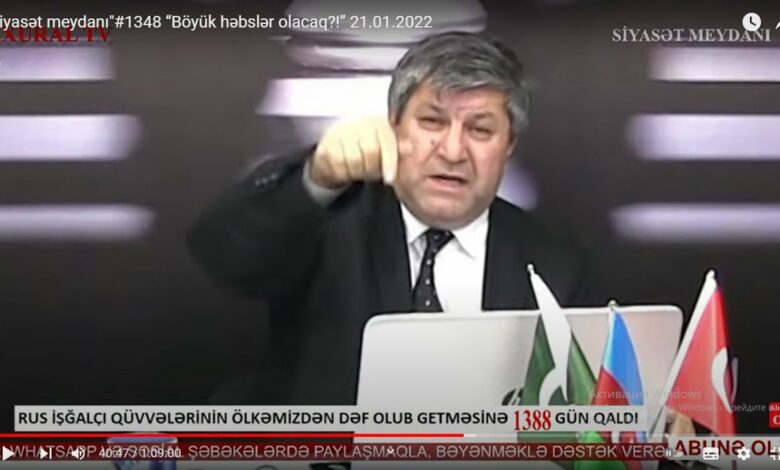 “Siyasət meydanı"#1348 Əvəz Zeynallı danışır: “Böyük həbslər olacaq?!” - 21.01.2022