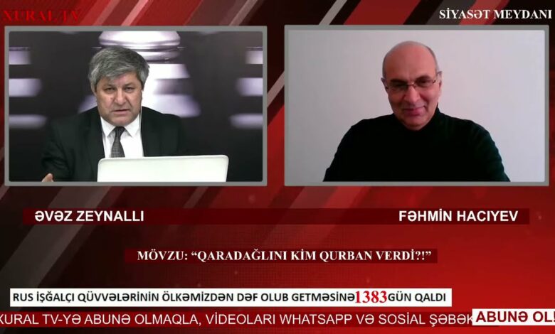 “Siyasət meydanı"#1356 FƏHMİN HACIYEV CANLI YAYINDA: “Rusiya Ukraynaya girəcəkmi?!” - 26.01.2022