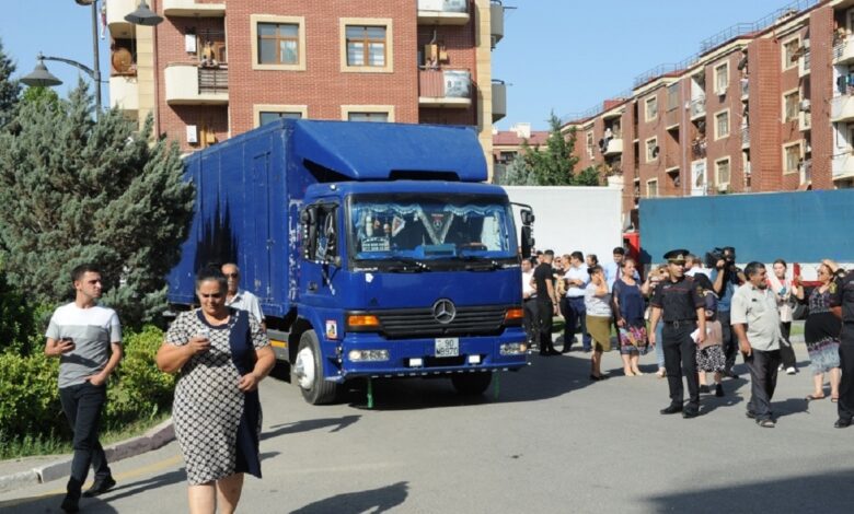 Zəngilana məcburi köçkünlərin ilk köçü yola salınıb