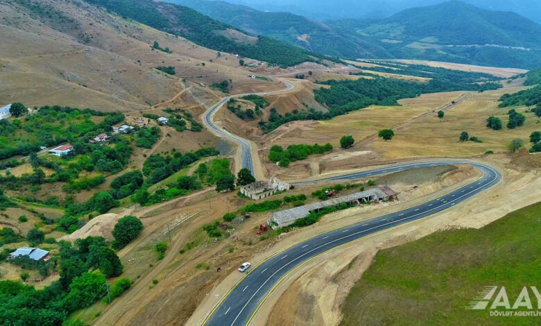 Azərbaycan Laçın dəhlizinə alternativ yolun tikintisini tamamlayıb