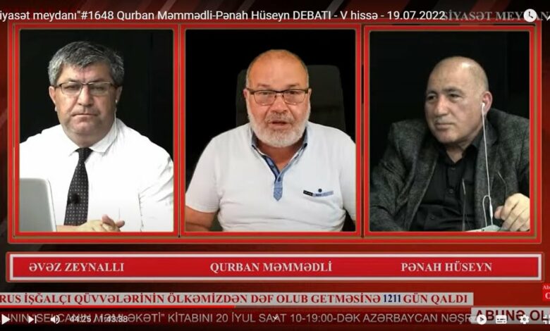 “Siyasət meydanı"#1686 Pənah Hüseyn-Qurban Məmmədli debatı: “AĞSTAFA MƏCLİSİ” - IX hissə 09.08.2022