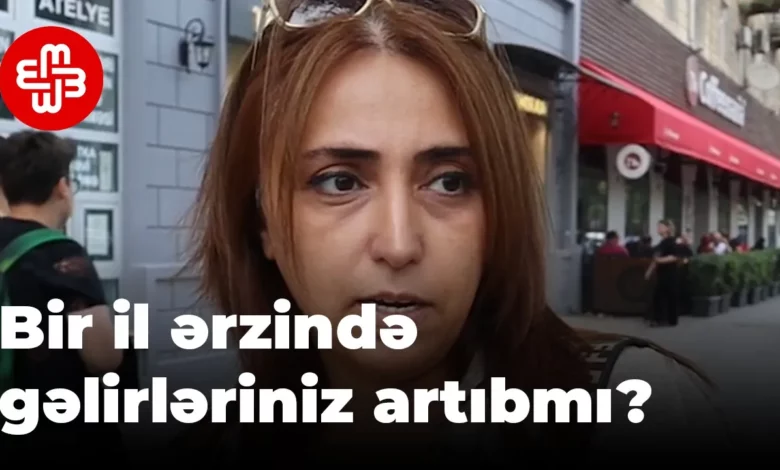 SORĞU: Son bir il ərzində gəlirləriniz artıbmı?