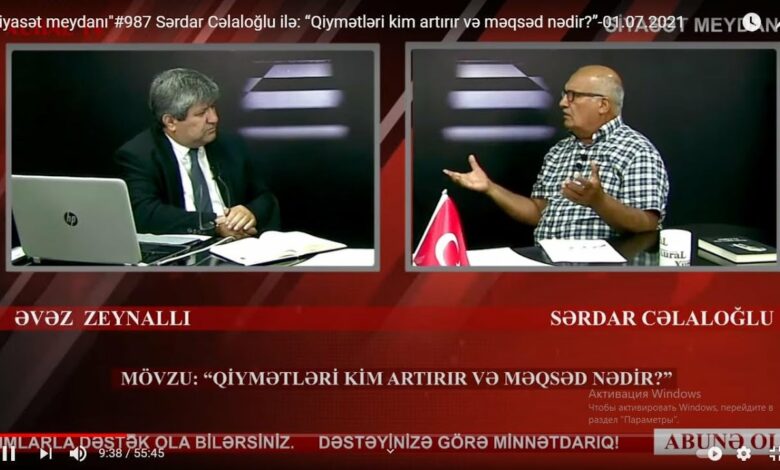 "Siyasət meydanı"#987 Sərdar Cəlaloğlu ilə: “Qiymətləri kim artırır və məqsəd nədir?”-01.07.2021