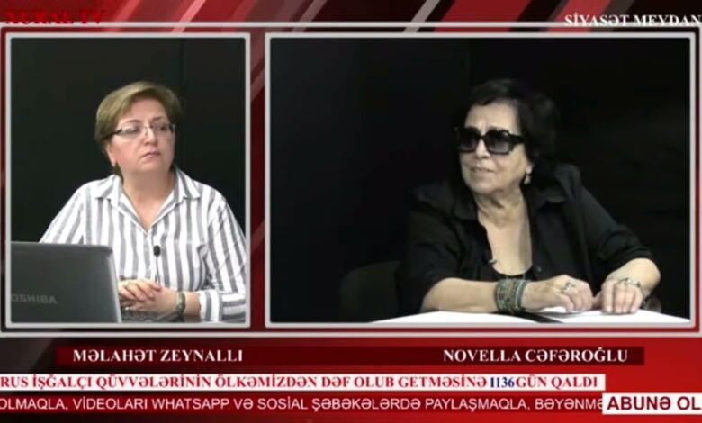 Novella Cəfəroğlu:"Əvəz Zeynallını belə tanıyıram..."