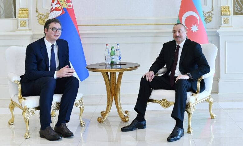 İlham Əliyev Serbiyaya gedib