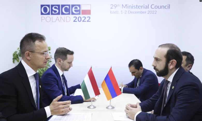 Ermənistan 10 ildən sonra Macarıstanla diplomatik əlaqələrini bərpa edir