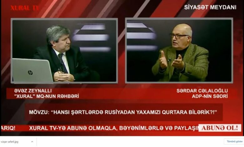 "Siyasət meydanı"#638 Sərdar Cəlaloğlu ilə: “Rusiyadan yaxamızı necə qurtara bilərik?!”-14.01.2021