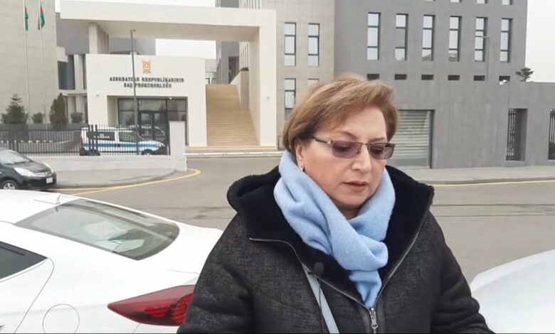 Məlahət Zeynallının etiraz aksiyası