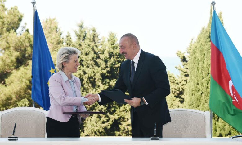 Azərbaycanla Aİ arasında qaz anlaşması: HRW insan hüquqlarının arxa plana atıldığını deyir