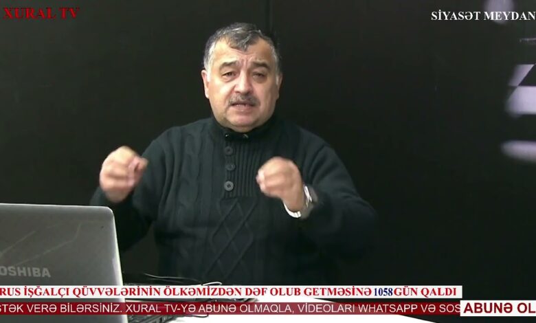ERMƏNİLƏR CANLI YAYIMDA ÜZEYİR CƏFƏROVDAN KÖMƏK İSTƏDİ
