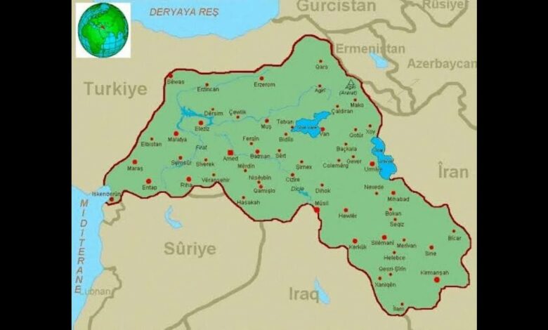 PKK-NIN YENİ XƏRİTƏSİ YAYIMLANDI