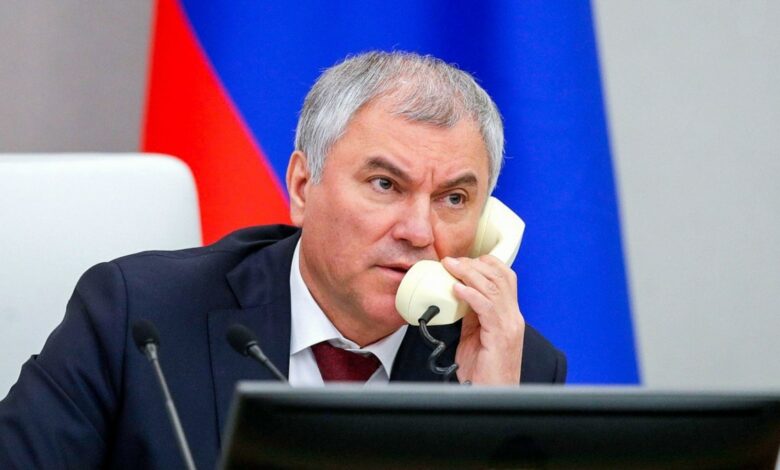 Rusiya Dumasının rəhbəri Qərb ölkələrini hədələyib