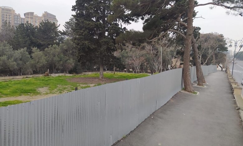 Şəhriyar parkının hasarlanmış hissəsində nə tikiləcək?