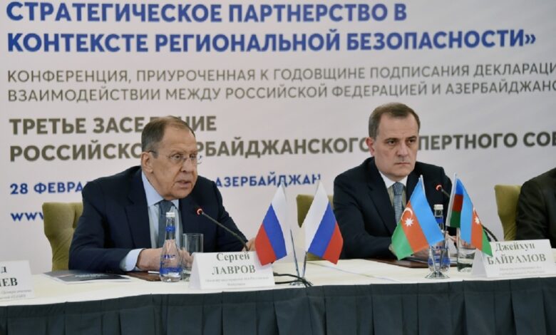 Lavrov Bakıda Avropa İttifaqını ittiham edib