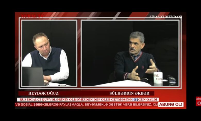 “Siyasət meydanı"#1967 “İran-İsrail qarşıdurmasında Azərbaycanın mövqeyi necə olmalıdır?”01.02.2023