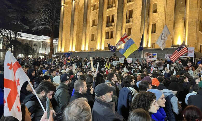 “Gürcü demokratiyasının qara günü”