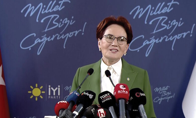 Meral Akşener “Altılı masa”nı tərk etdi