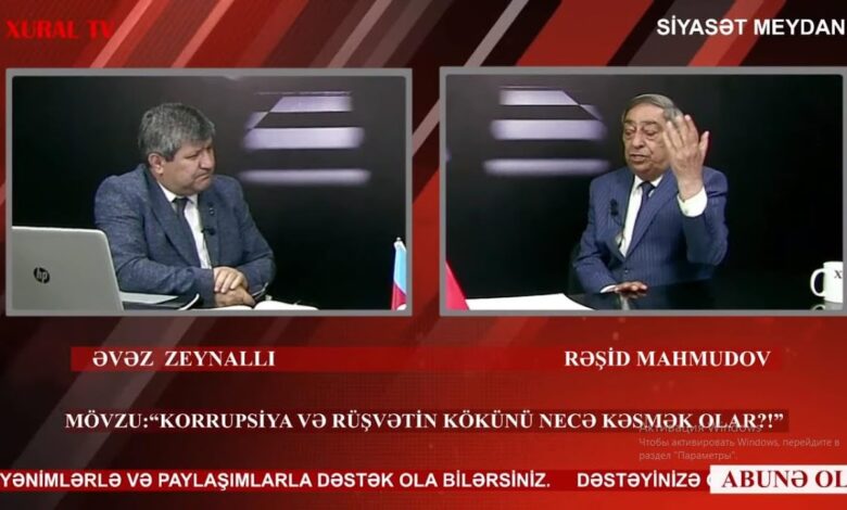"Siyasət meydanı"#942 Rəşid Mahmudov canlı yayında: “Ziyalılar harada qalıb?!”-09.06.2021