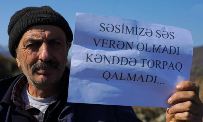 Təngivan kəndinin sakinləri etiraz edir: “Kənddə torpaq qalmadı”