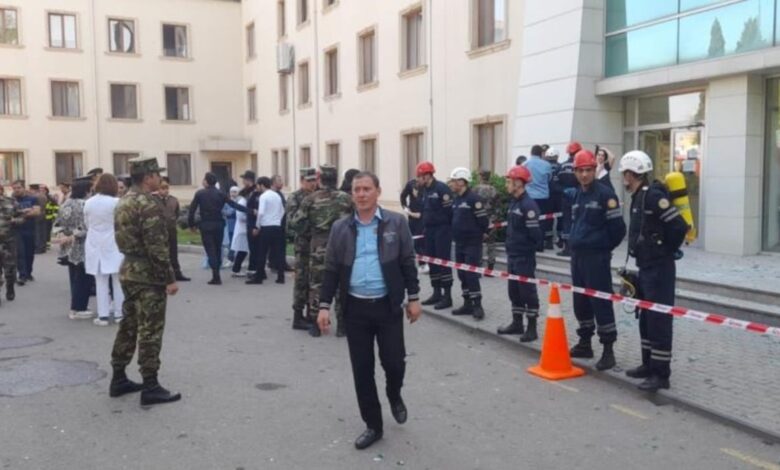 Gəncədə xəstəxanada yanğın olub, ölən var