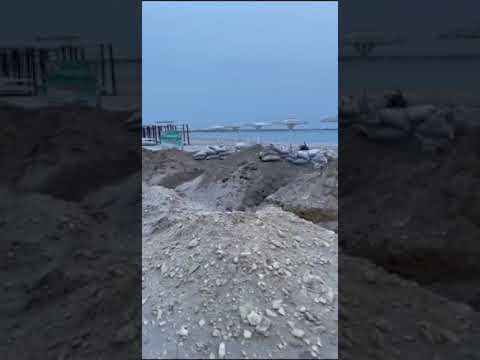 Ruslar Ukraynanın hucumundan qorunmaq üçün xəndək qazdılar
