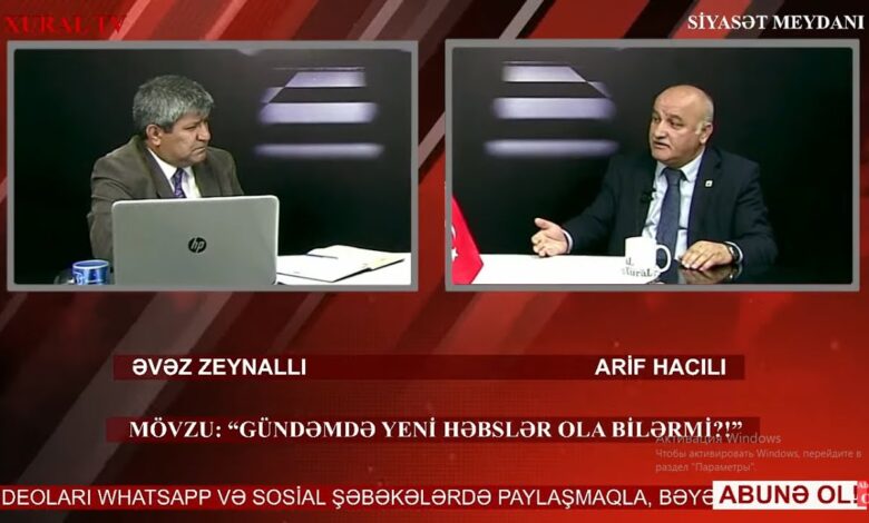 “Siyasət meydanı"#1162 Arif Hacılı canlı yayında: “Yeni həbslər ola bilərmi?!” - 20.10.2021