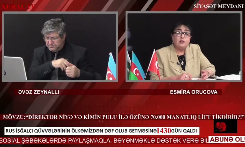 “Siyasət meydanı"#1279 “Direktor niyə özünə 70.000 manatlıq lift tikdirib?!” - 10.12.2021