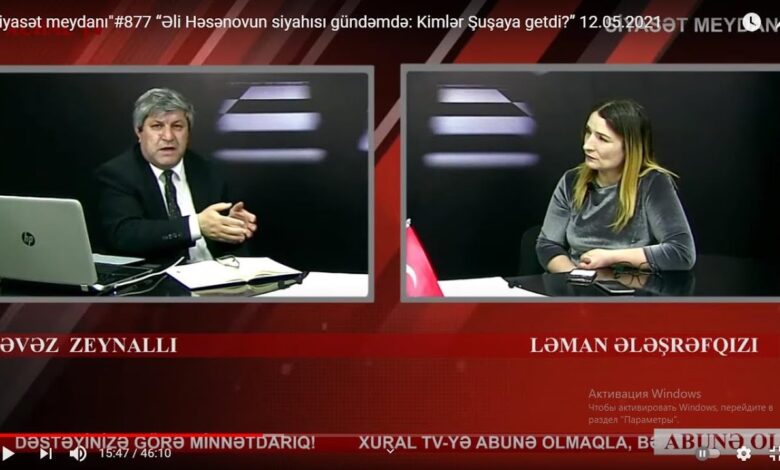 "Siyasət meydanı"#877 “Əli Həsənovun siyahısı gündəmdə: Kimlər Şuşaya getdi?”-12.05.2021