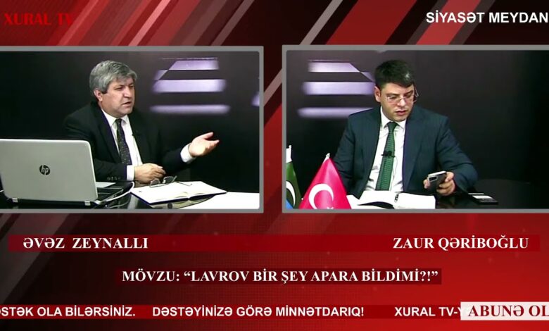 "Siyasət meydanı"#878 Zaur Qəriboğlu ilə: “Lavrov bir şey apara bildimi?!”-12.05.2021