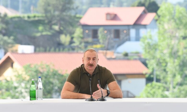 İlham Əliyev Qarabağın erməni sakinləri ilə bağlı şərtlərini açıqladı