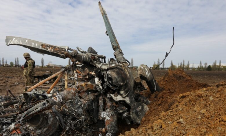 Ukrayna ilə sərhəddə Rusiyanın helikopter və təyyarəsi qəzaya uğrayıb