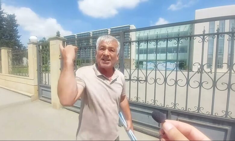 KƏRƏM HƏSƏNOVUN XAS ADAMI ELNUR AZADXANOVA: A KİŞİ, BURA SƏNİN DƏDƏNİN MÜLKÜ DEYİL!